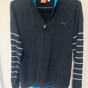 Puma Golf quarter zip Black Sweater for Men A4